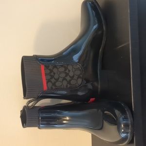 Coach rain/snow boots